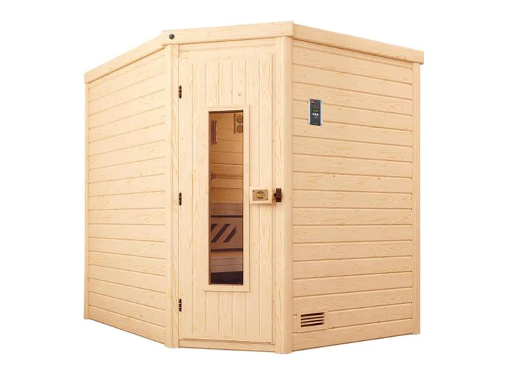 Weka Sauna Turku Gr. 2 HT, inkl. 9 kW Bioofen mit digitaler Steuerung (BioS) – Bild 3