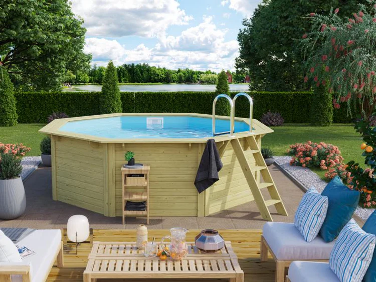 Karibu Pool Modell 2 X kdi - Folie Blau
