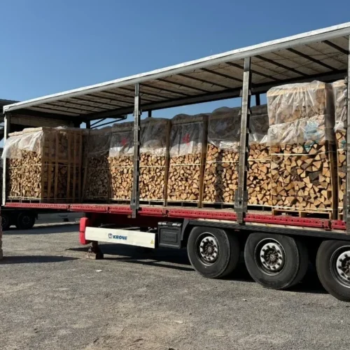 Volle LKW-Ladung Buchenbrennholz (48 Ster) – 50 cm Scheite – H1 G1 Qualität