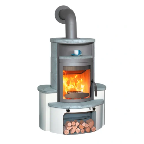 Kaminofen »Avenso GT ECOplus«, naturstein, Stahl/Keramik, 8 kW, Dauerbrand geeignet