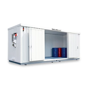 Isolierter Gefahrstoffcontainer - 2.560 x 6.080 x 2.170 mm