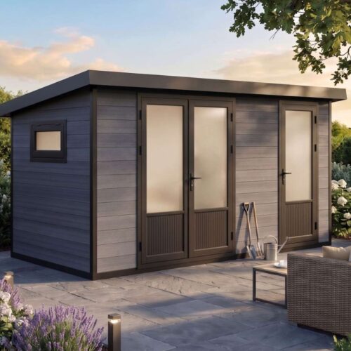 WPC Fjordholz Gartenhaus Style DeLuxe