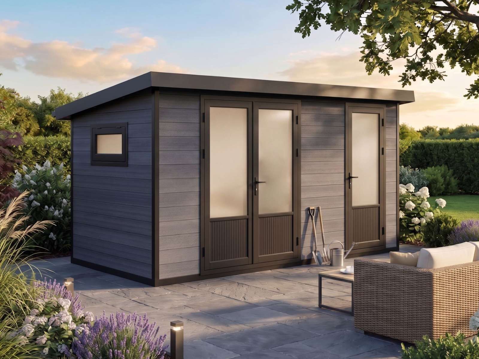 WPC Fjordholz Gartenhaus Style DeLuxe