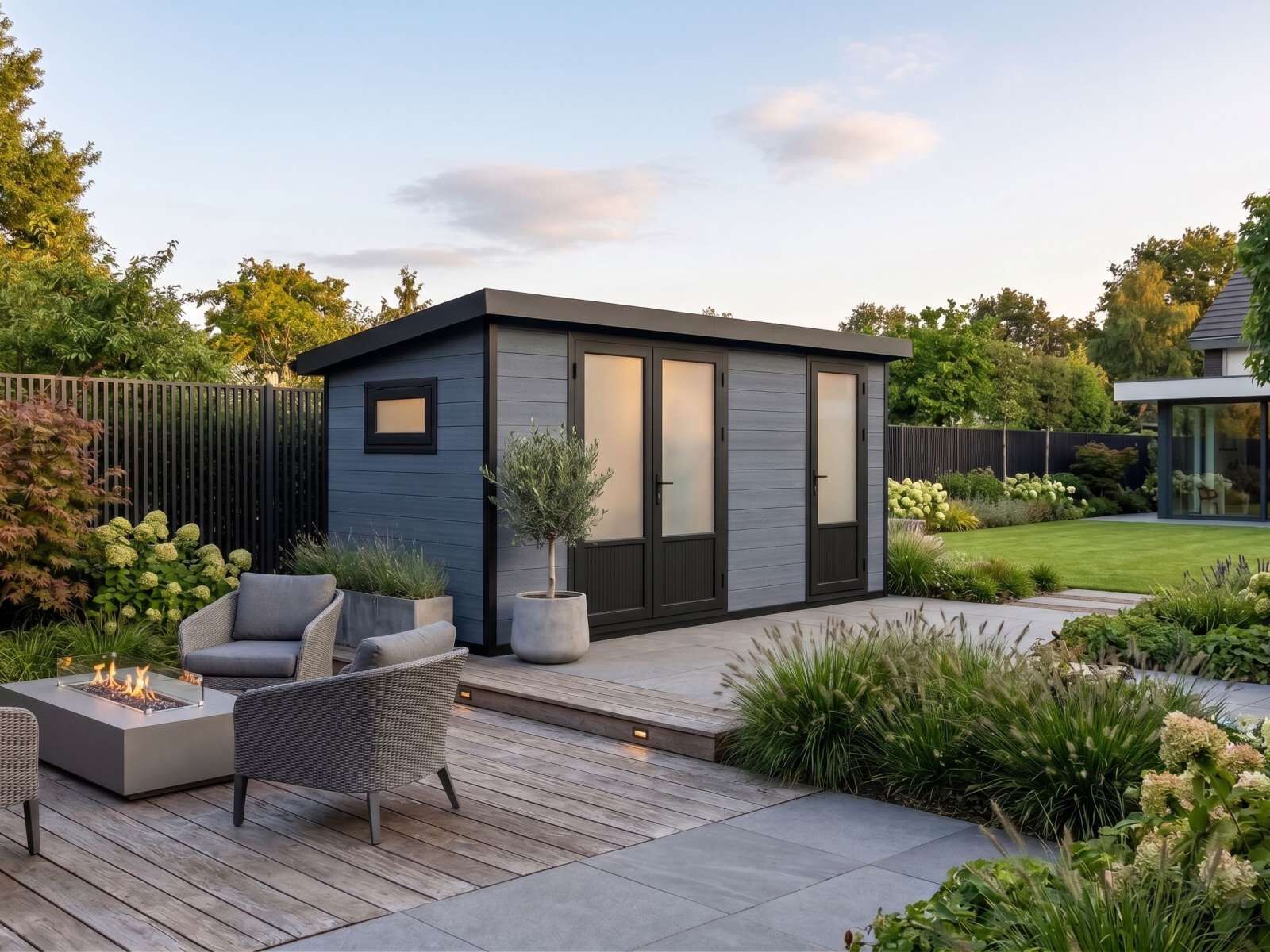 WPC Fjordholz Gartenhaus Style DeLuxe – Bild 2