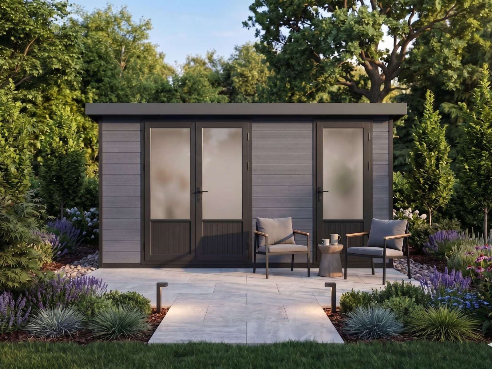 WPC Fjordholz Gartenhaus Style DeLuxe – Bild 3